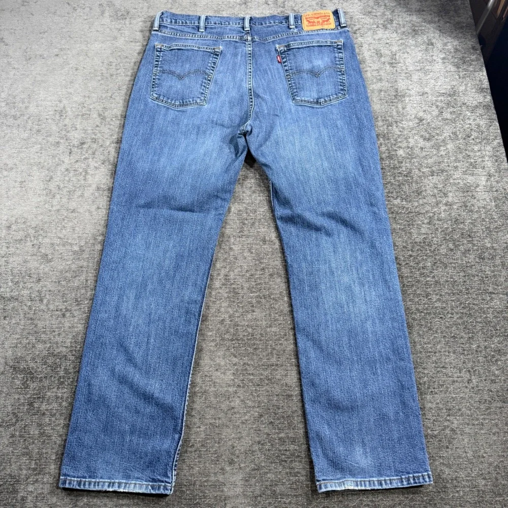 Levis 505 Regular Fit Mens Blue Straight Leg Denim Jeans 38x30 Medium Wash